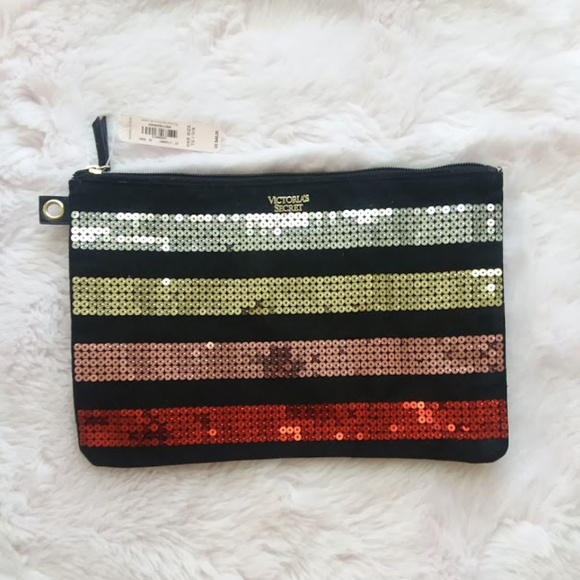 Victoria's Secret Handbags - NWT Victoria's Secret Sparkly Pouch